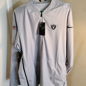 Raiders Nike Windbreaker Jacket NWT